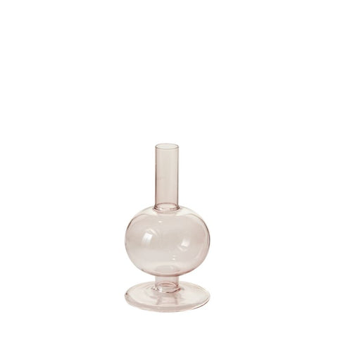 MELORA CANDLESTICK HOLDER- BLUSH