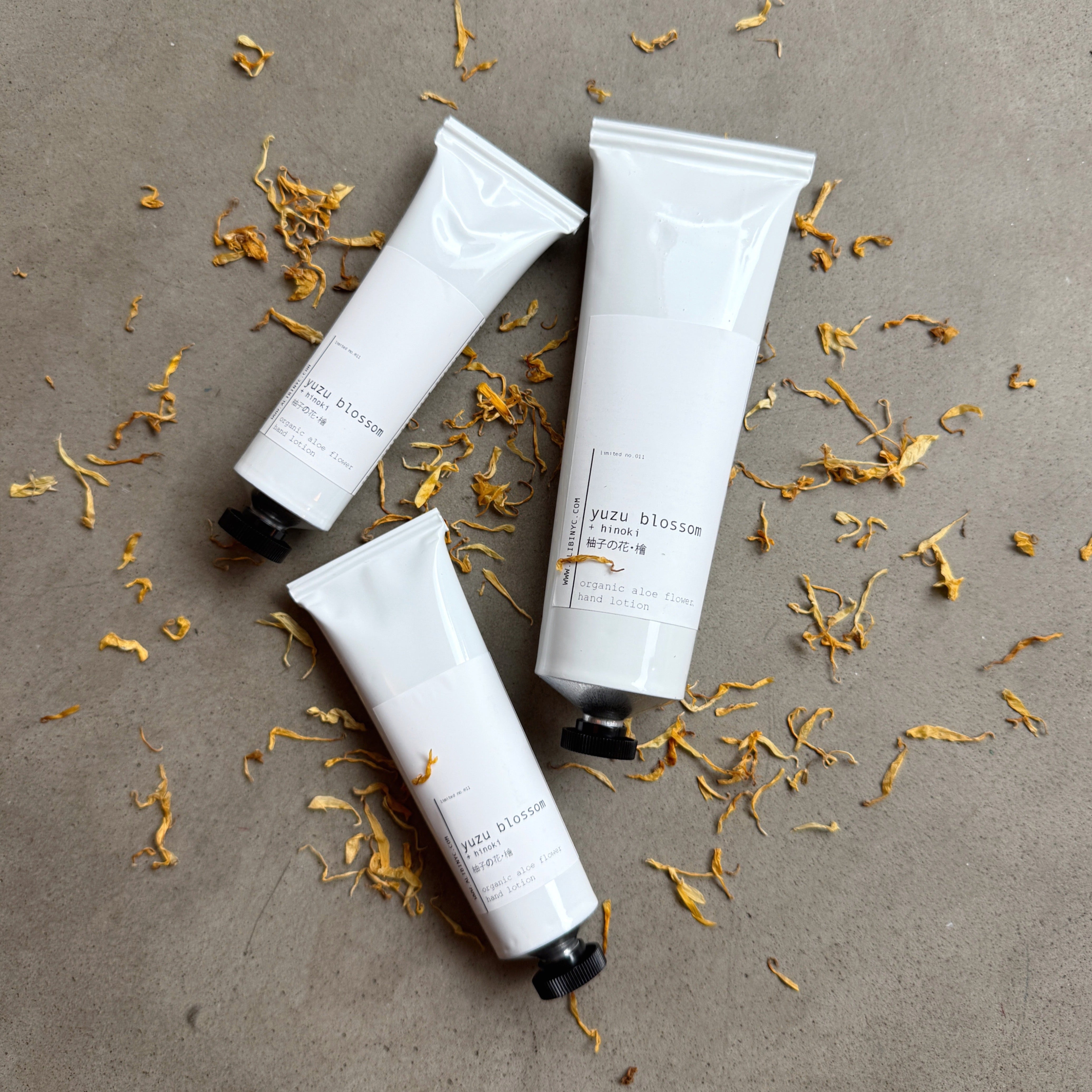 YUZU BLOSSOM + HINOKI | ORGANIC ALOE FLOWER HAND LOTION – ALIBI NYC