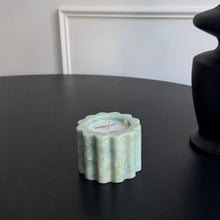 Load image into Gallery viewer, FLEUR | NATURAL MARBLE VESSEL CANDLE
