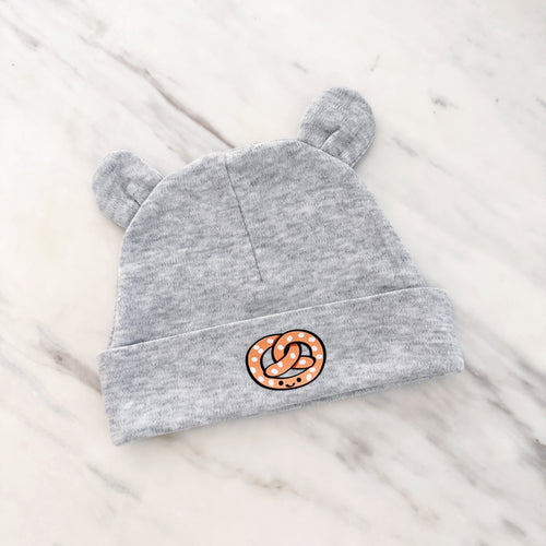 PRETZEL BABY BEAR EARS BEANIE