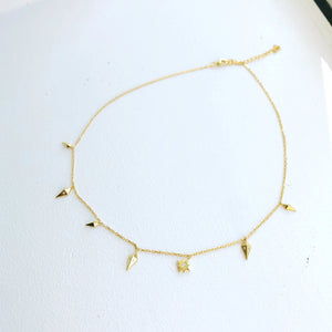 MINI CONFLICT DANGLE NECKLACE