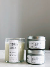 Load image into Gallery viewer, JUST PEACHY | 100% SOY TRAVEL SIZE CANDLE