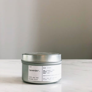 LAVENDER | 100% SOY TRAVEL SIZE CANDLE
