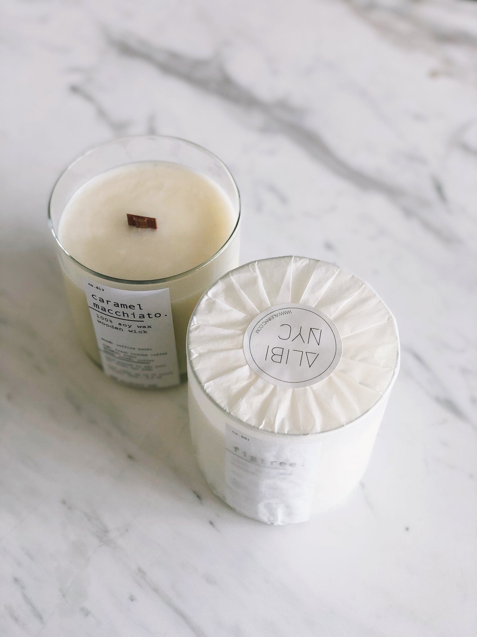 CANNABIS & HEMP  100% SOY WOODEN WICK CANDLE – ALIBI NYC