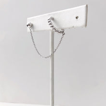Load image into Gallery viewer, ROUNDED STUD, CHAIN + EARCUFF