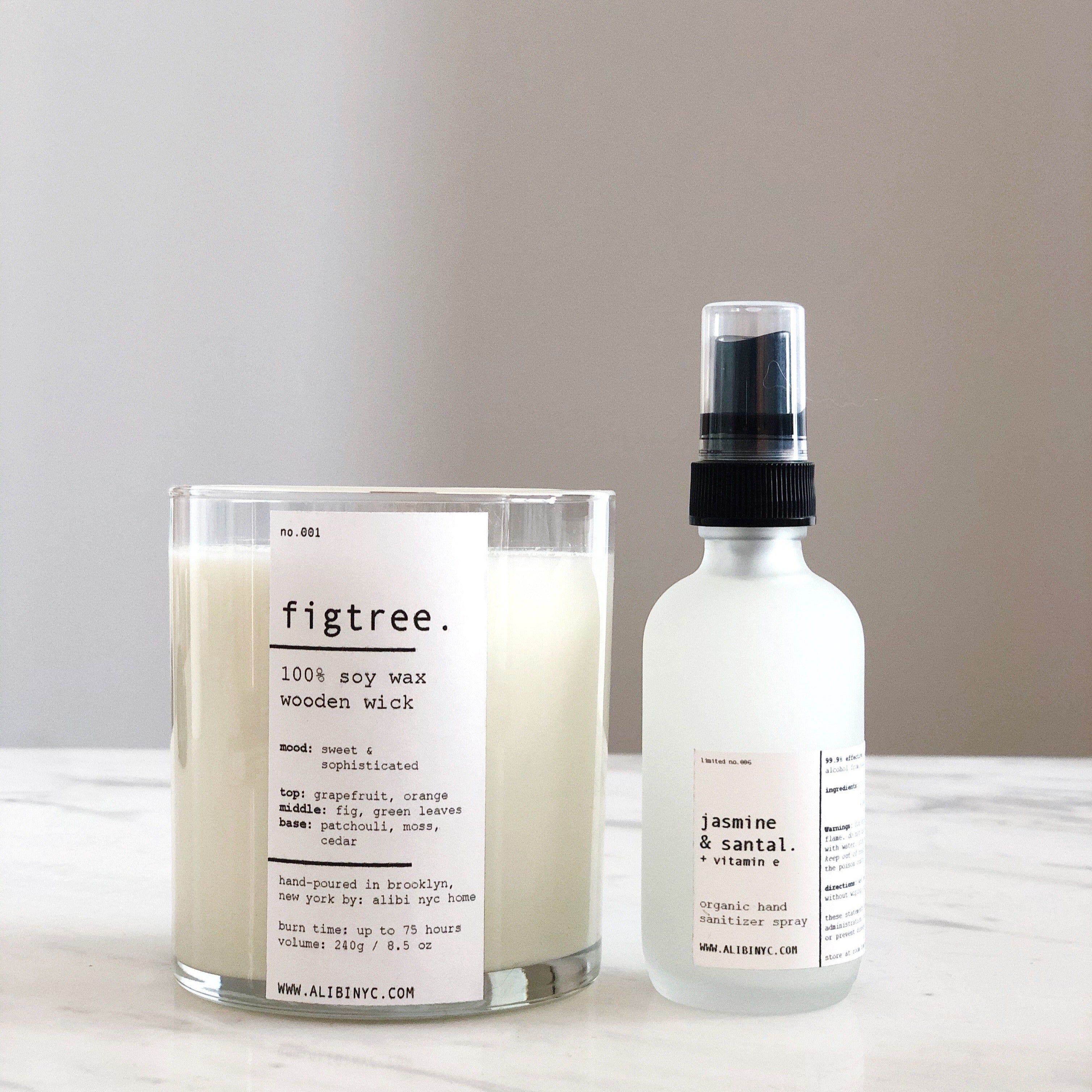 英国ブランド ゼレンズ パワーD フォーティファイング＆レストーリングセラム 100% SOY WOODEN WICK CANDLE + HAND SANITIZER SPRAY KIT – ALIBI NYC