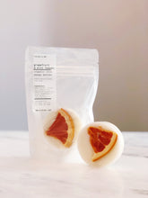 Load image into Gallery viewer, GRAPEFRUIT + MINT LEAVES ORGANIC COCO MANGO BUTTER SOAP