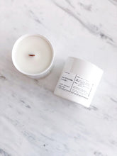 Load image into Gallery viewer, YUZU BLOSSOM &amp; HINOKI | VIRGIN COCONUT CRÈME WAX &amp; WOODEN WICK CANDLE