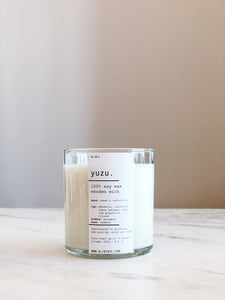 YUZU | 100% SOY WOODEN WICK CANDLE