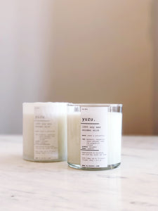 YUZU | 100% SOY WOODEN WICK CANDLE