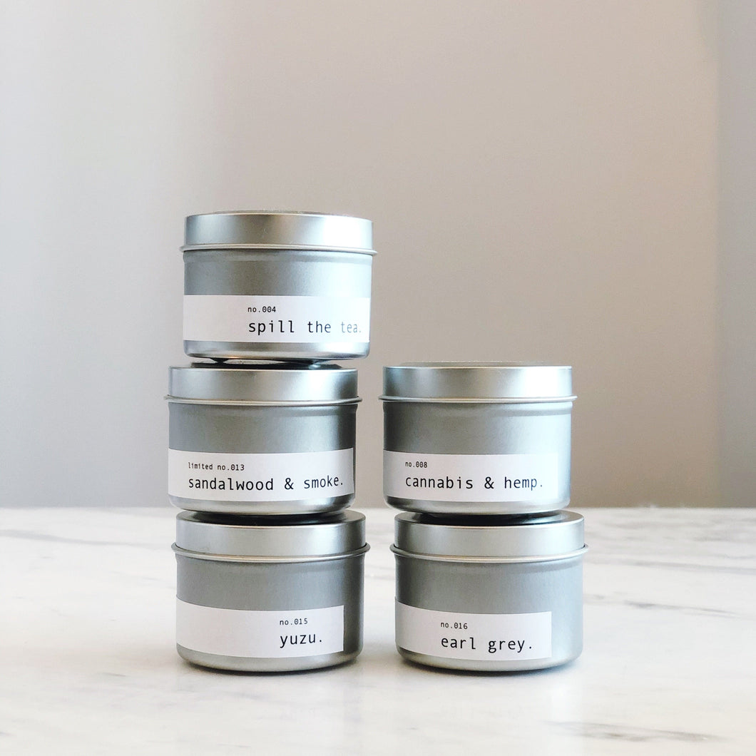 100% SOY CANDLE SAMPLE SET