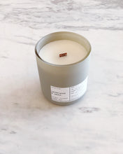 Load image into Gallery viewer, SANDALWOOD &amp; SMOKE | VIRGIN COCONUT CRÈME WAX &amp; WOODEN WICK CANDLE