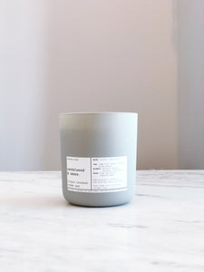 SANDALWOOD & SMOKE | VIRGIN COCONUT CRÈME WAX & WOODEN WICK CANDLE