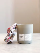 Load image into Gallery viewer, ALIBI NYC X CJW COLLAB | SANDALWOOD &amp; SMOKE COCONUT CREME CANDLE + CANDY CRUSH HAIRBAND