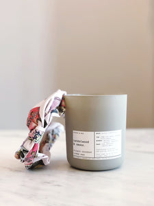 ALIBI NYC X CJW COLLAB | SANDALWOOD & SMOKE COCONUT CREME CANDLE + CANDY CRUSH HAIRBAND