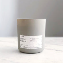 Load image into Gallery viewer, JASMINE + SANTAL | VIRGIN COCONUT CRÈME WAX &amp; WOODEN WICK