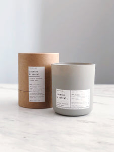 JASMINE + SANTAL | VIRGIN COCONUT CRÈME WAX & WOODEN WICK