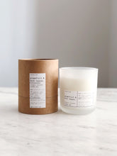 Load image into Gallery viewer, GRAPEFRUIT &amp; MINT LEAVES | VIRGIN COCONUT CRÈME WAX &amp; WOODEN WICK CANDLE