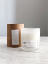 Load image into Gallery viewer, GRAPEFRUIT &amp; MINT LEAVES | VIRGIN COCONUT CRÈME WAX &amp; WOODEN WICK CANDLE