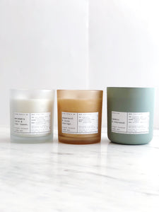 OAKMOSS & CEDARWOOD | VIRGIN COCONUT CRÈME WAX & WOODEN WICK CANDLE