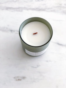 OAKMOSS & CEDARWOOD | VIRGIN COCONUT CRÈME WAX & WOODEN WICK CANDLE