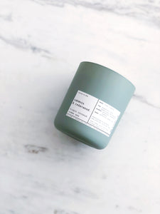 OAKMOSS & CEDARWOOD | VIRGIN COCONUT CRÈME WAX & WOODEN WICK CANDLE