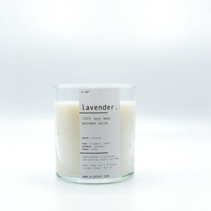 LAVENDER | 100% SOY WOODEN WICK CANDLE