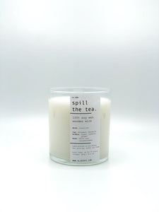 SPILL THE TEA | 100% SOY WOODEN WICK CANDLE