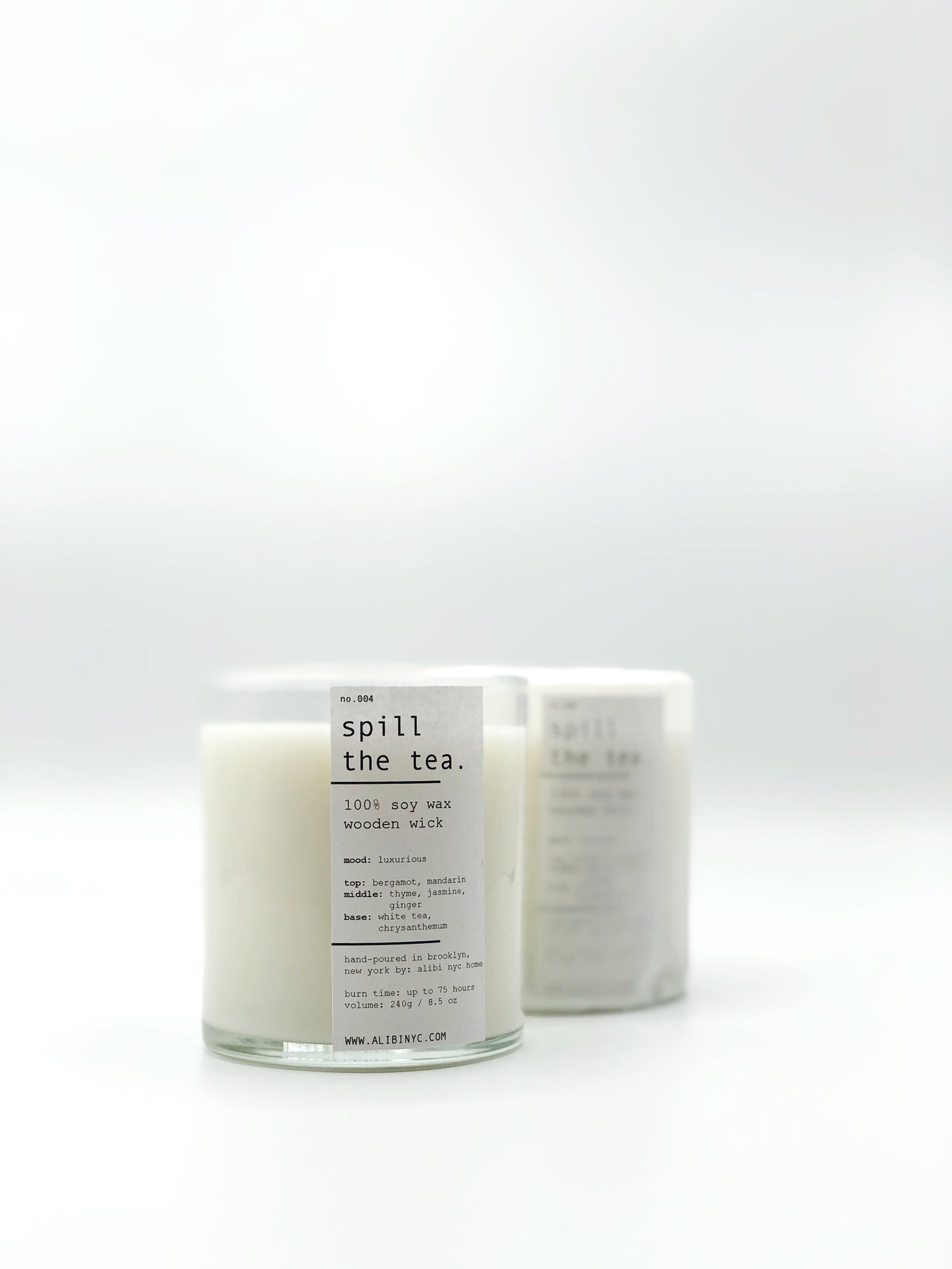 White Wood Wick Soy Candle – Spoils of Wear