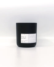 Load image into Gallery viewer, HONEY &amp; BOURBON | VIRGIN COCONUT CRÈME WAX &amp; WOODEN WICK CANDLE
