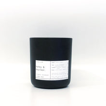 Load image into Gallery viewer, HONEY &amp; BOURBON | VIRGIN COCONUT CRÈME WAX &amp; WOODEN WICK CANDLE