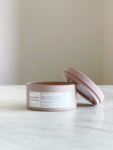 Load image into Gallery viewer, ROSE WATER &amp; HIBISCUS | VIRGIN COCONUT CRÈME WAX &amp; WOODEN WICK TRAVEL CANDLE