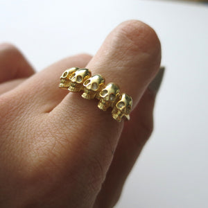 SKULL GROUPIE RING