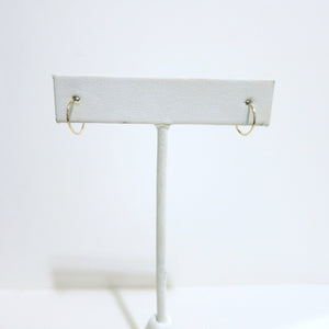 DELICATE HOOP EARRINGS 14KT YELLOW GOLD