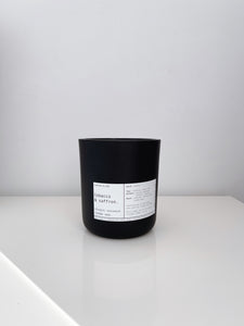 TOBACCO & SAFFRON | VIRGIN COCONUT CRÈME WAX & WOODEN WICK CANDLE