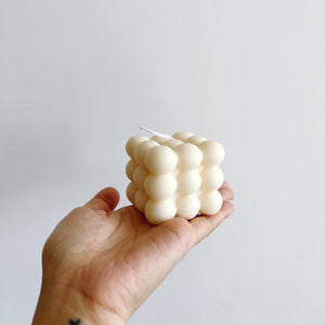 BUBBLE CANDLE | 100% SOY CANDLE
