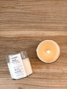 SANDALWOOD | 100% SOY WOODEN WICK CANDLE