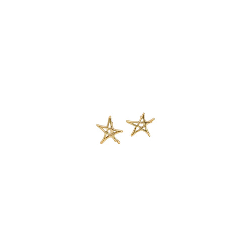 DOODLE STAR STUDS