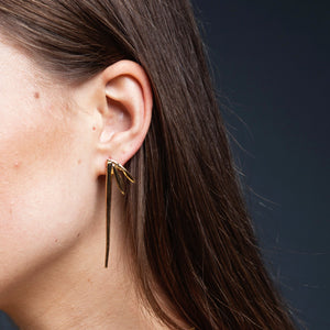 WING TIP EARRINGS