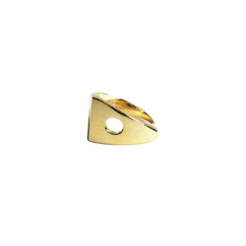 SLANTED CODE RING