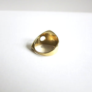 SLANTED CODE RING