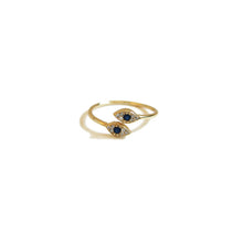 Load image into Gallery viewer, EVIL EYE WRAP AROUND RING