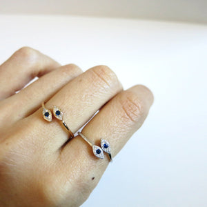 EVIL EYE WRAP AROUND RING