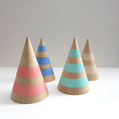 JUMBO STRIPED RING CONES